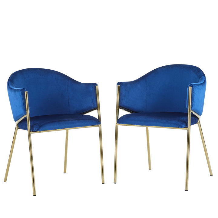 Modern Upholstered Dining Chair With Frame And