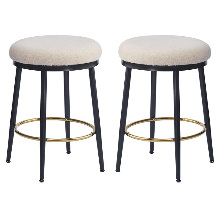 Stylish Design Counter Stools (Set of 2)