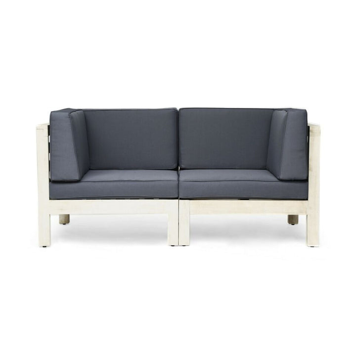 Oana - 2 Piece Love Seat Set - Gray