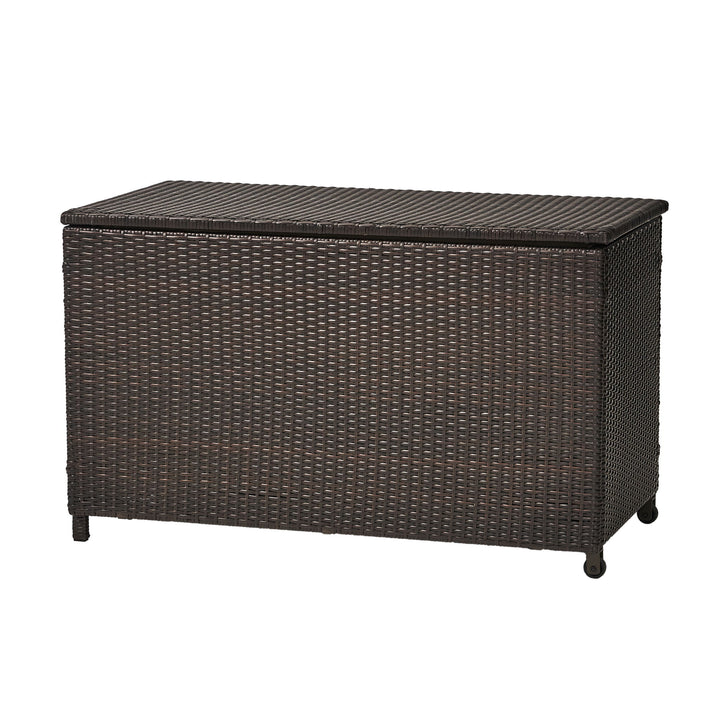 Blake - Wicker Cushion Box - Brown Multi