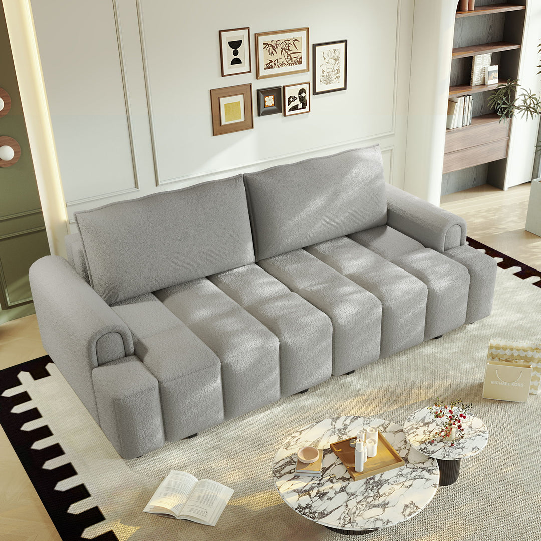 4 Seater Modern Couch With Seats Storage