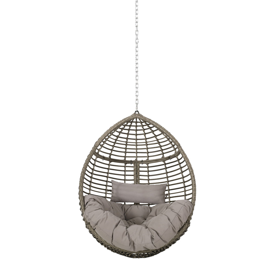 Morris Teardrop - Hanging Chair With Chain And Water Resistant Cushions
