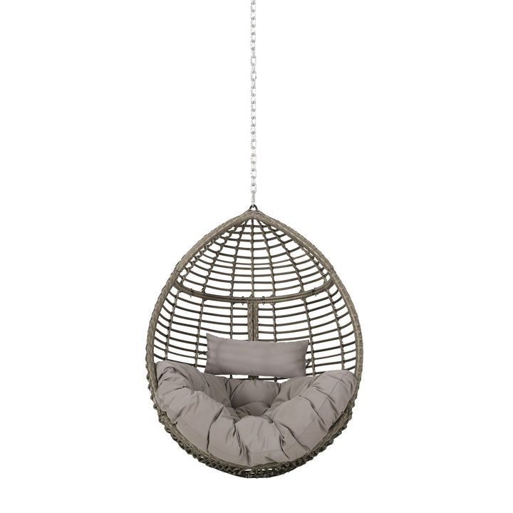 Morris Teardrop - Hanging Chair With Chain And Water Resistant Cushions
