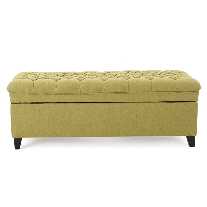 Juliana - Storage Ottoman With Birch Legs