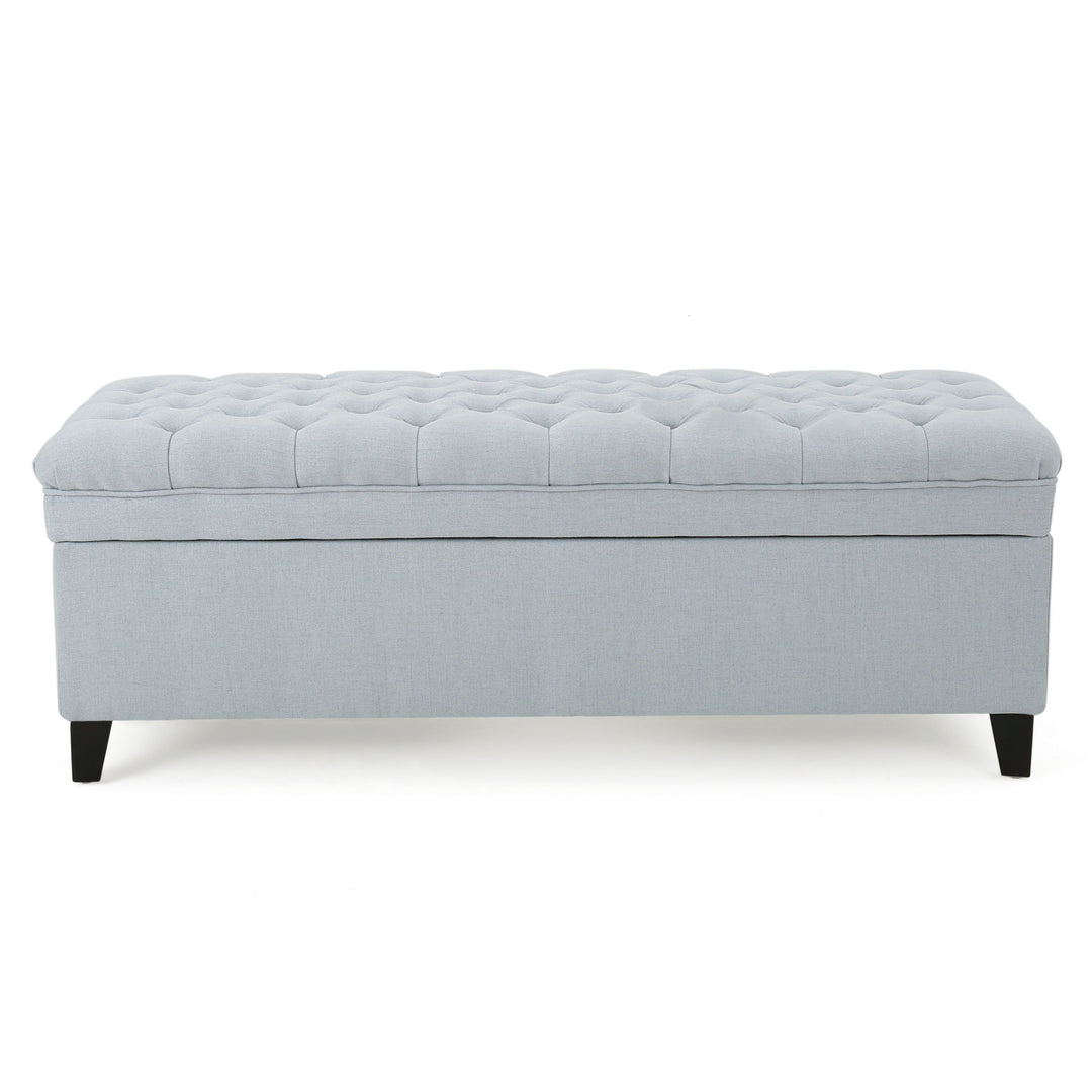Juliana - Storage Ottoman With Birch Legs
