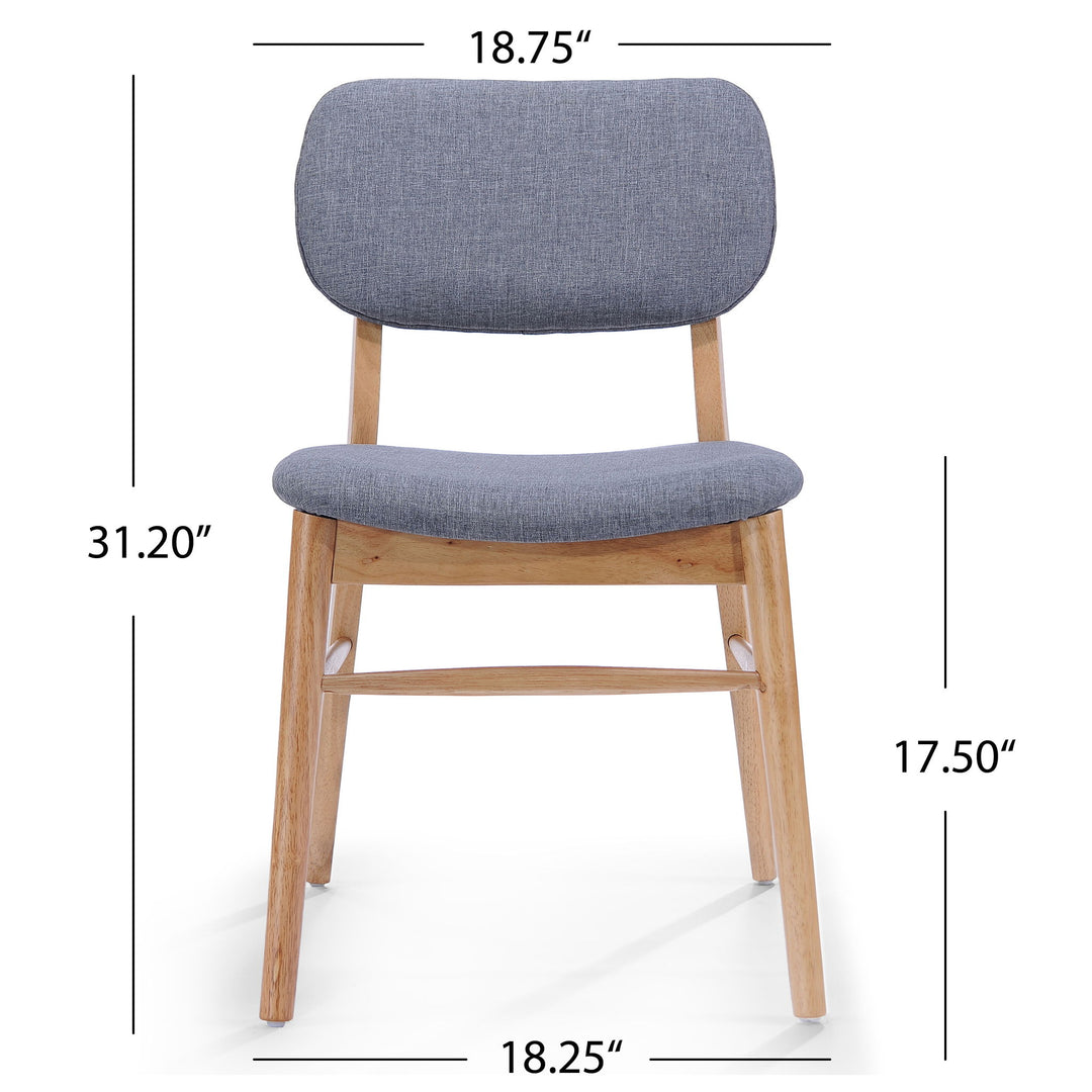 Voyager Upholstered Accent Chair With Splayed Legs And Wood Frame (Set of 2)