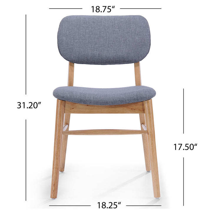 Voyager Upholstered Accent Chair With Splayed Legs And Wood Frame (Set of 2)