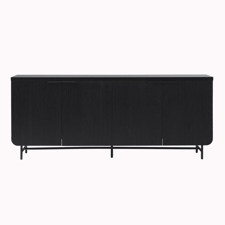 Modern Fluted Door Minimalist Storage Sideboard