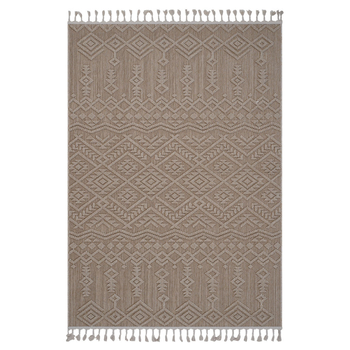 Guros - 8' X 10' Traditional Indoor / Outdoor Area Rug - Natural