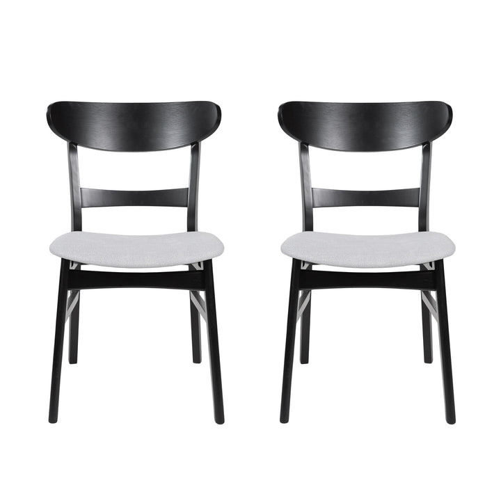 5 Piece Dining Set With Table And 4 Upholstered Chairs