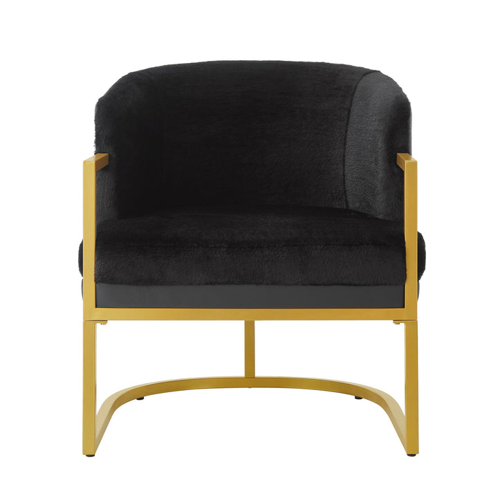 Upholstered Reading Accent Armchair For Living Room