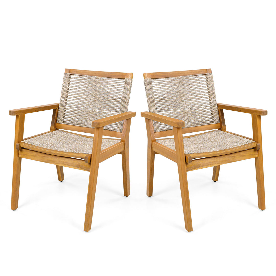 Outdoor Rope Dining Chair (Set of 2)