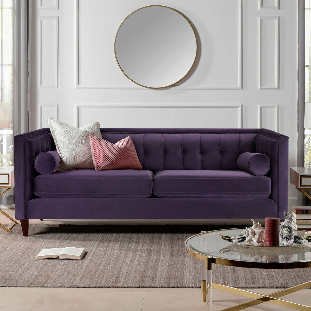 Jack - Modern Tuxedo Tufted Sofa