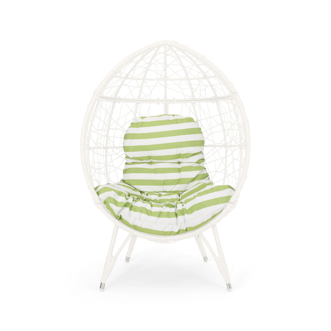 Cosmos - Round Hammered Iron Teardrop Chair