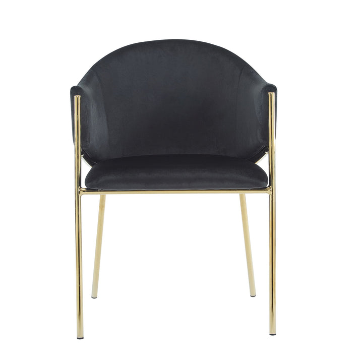 Modern Upholstered Dining Chair With Frame And