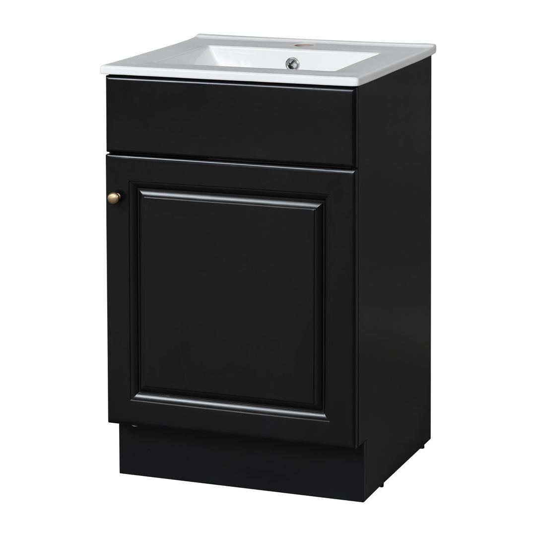 Bathroom Vanity With Sink, Cabinet With Adjustable Shelf