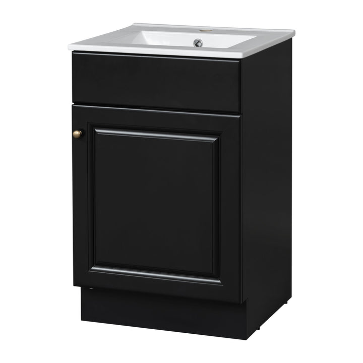 Bathroom Vanity With Sink, Cabinet With Adjustable Shelf