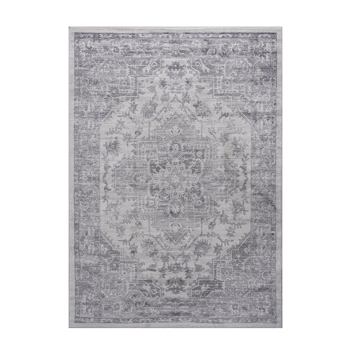 Marfi - 6' X 9' Oriental Area Rug - Silver