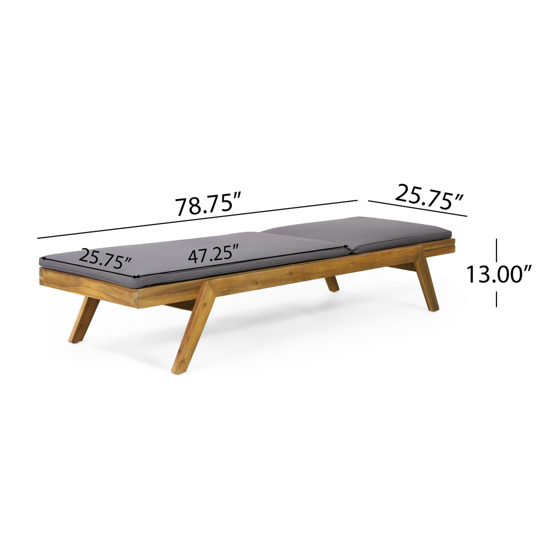 Nebulon - Outdoor Adjustable Chaise Lounge With Water Resistant Cushions (Set of 2)