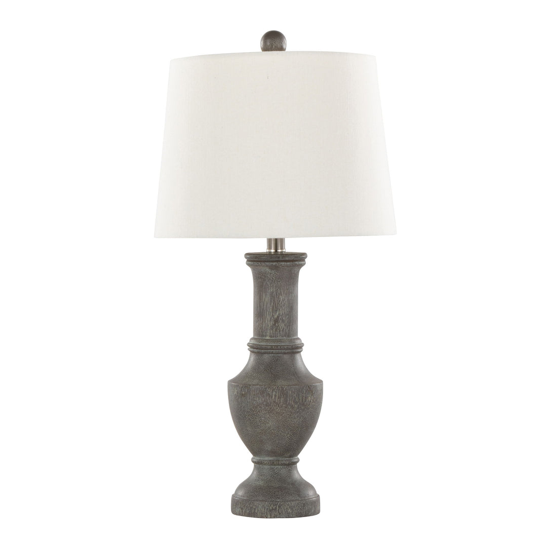 Chateau - Contemporary Table Lamp (Set of 2) - Acid Griffin / Nickel / White