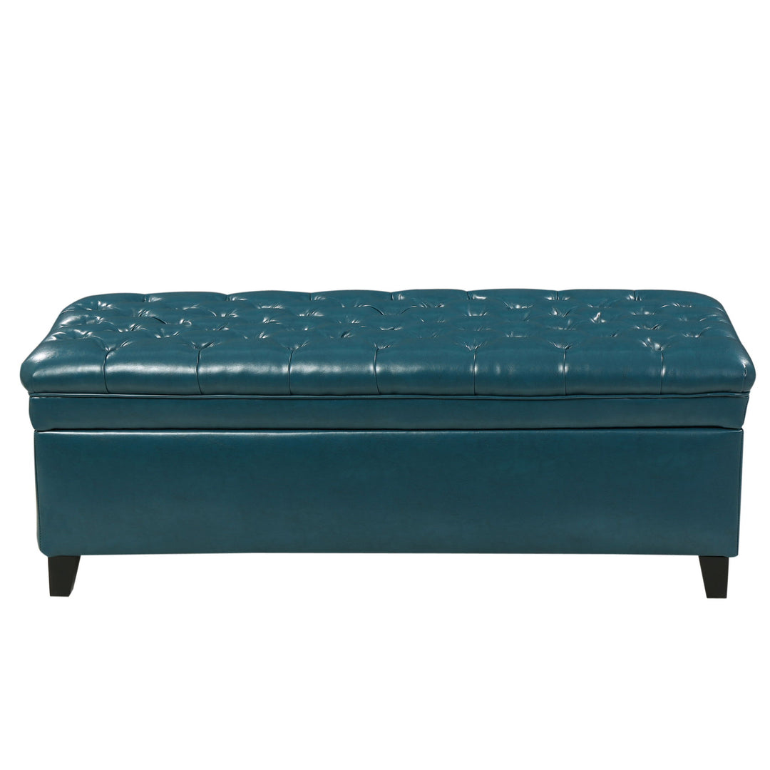 Juliana - Storage Ottoman With Birch Legs