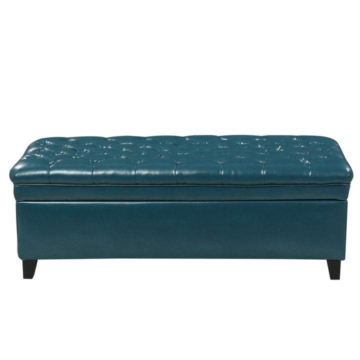 Juliana - Storage Ottoman With Birch Legs