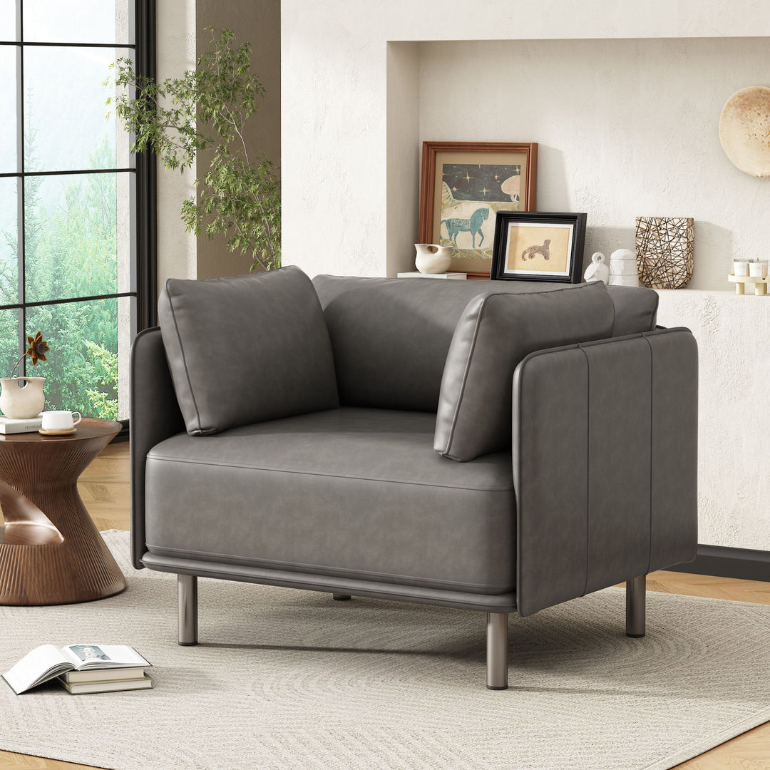 Vintage Modern Aesthetic Appeal Lounge Chair