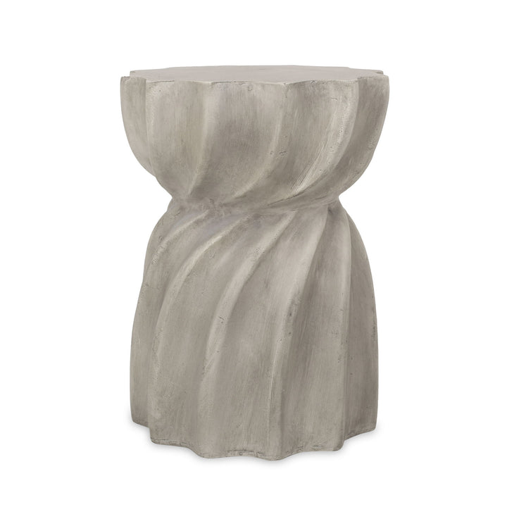 Modern Canis Side Table Outdoor Use - Gray