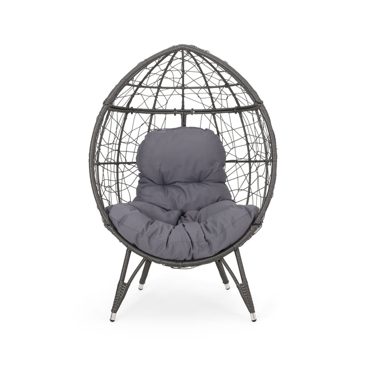 Cosmos - Round Hammered Iron Teardrop Chair