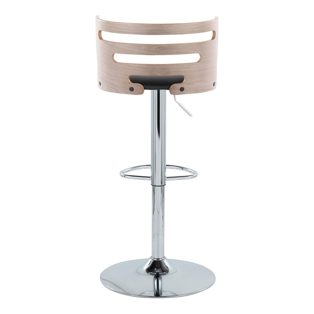 Cosi - Sophisticated Design Adjustable Barstool With Swivel (Set of 2)