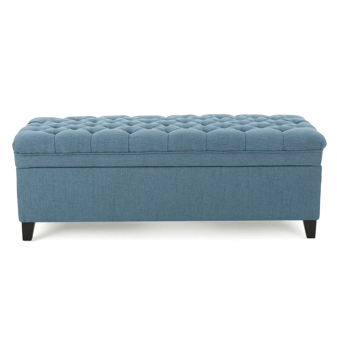 Juliana - Storage Ottoman With Birch Legs