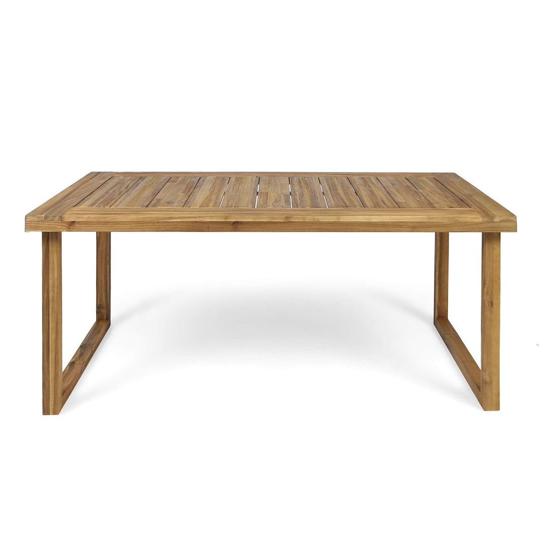 Outdoor Dining Set - Sandblast Natural Finish