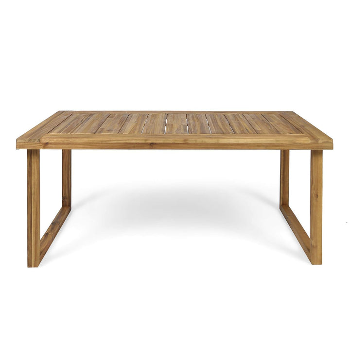 Outdoor Dining Set - Sandblast Natural Finish
