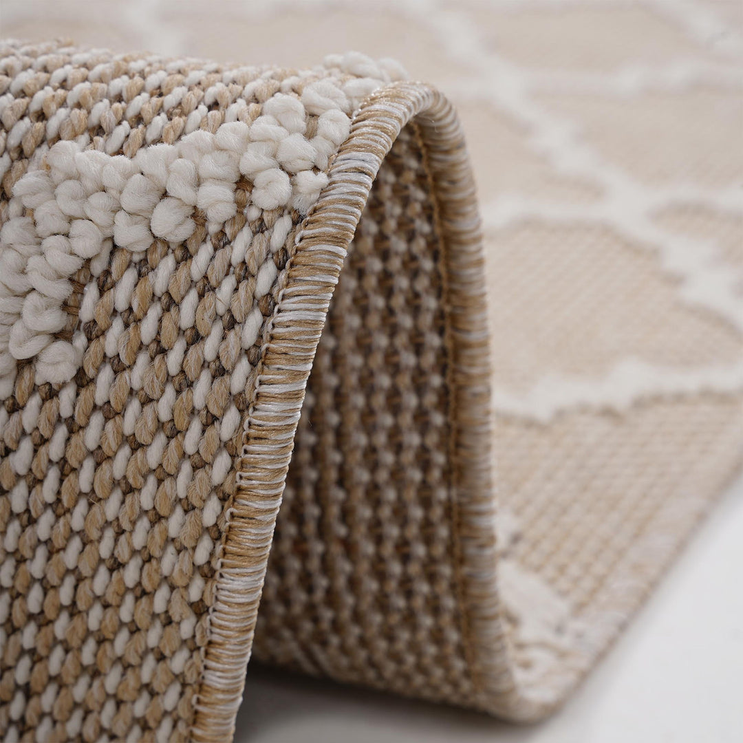 Guros - 8' X 10' Trellis Indoor / Outdoor Area Rug - Ivory