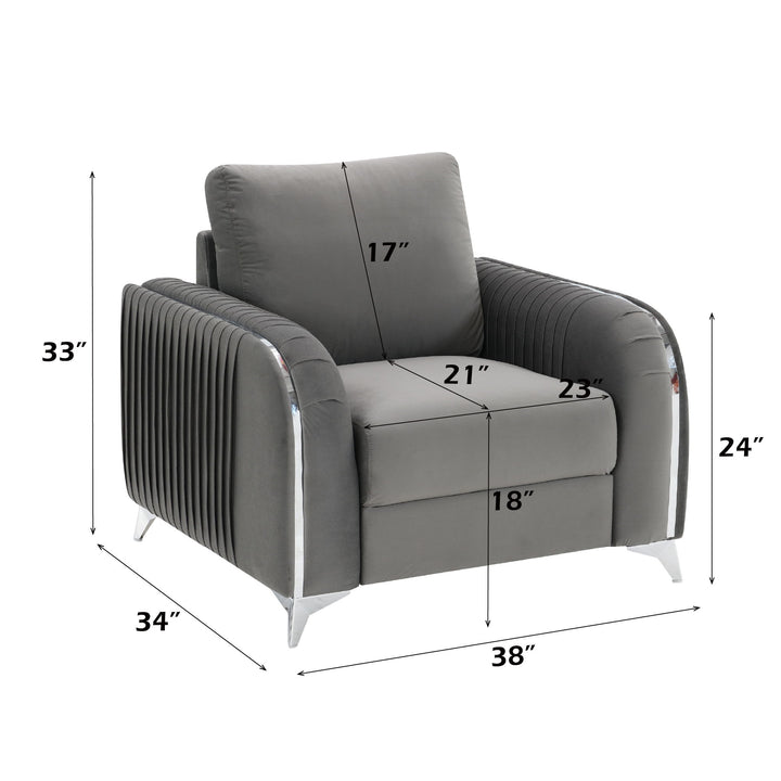 Wenona - Velvet Living Room Set
