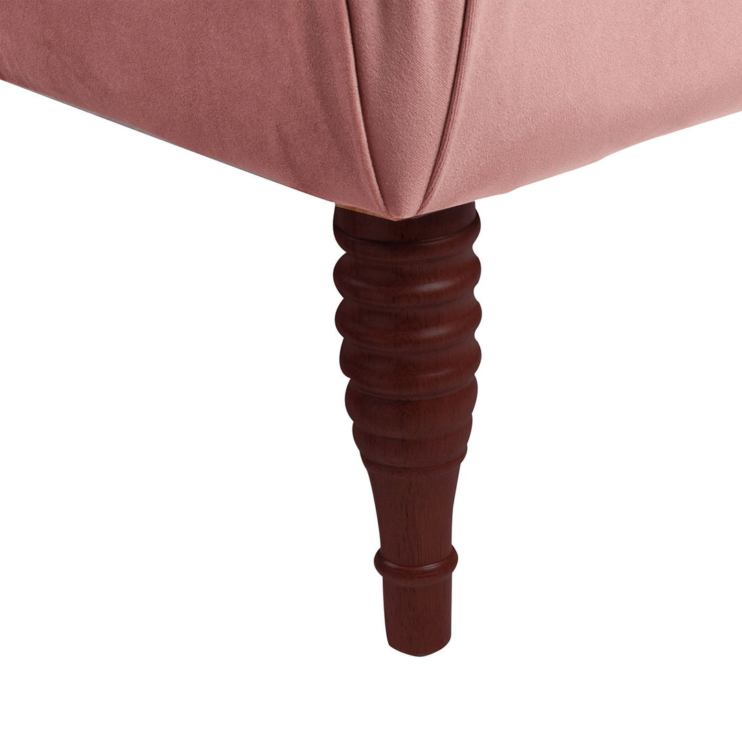 Samuel - Tufted Roll Arm Chaise Lounge