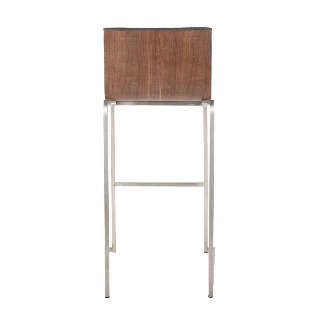 Mason Mara - Contemporary Fixed Height Barstool (Set of 2)