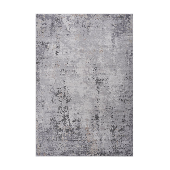 Marfi - 8' X 10' Abstract Area Rug - Ivory / Sand