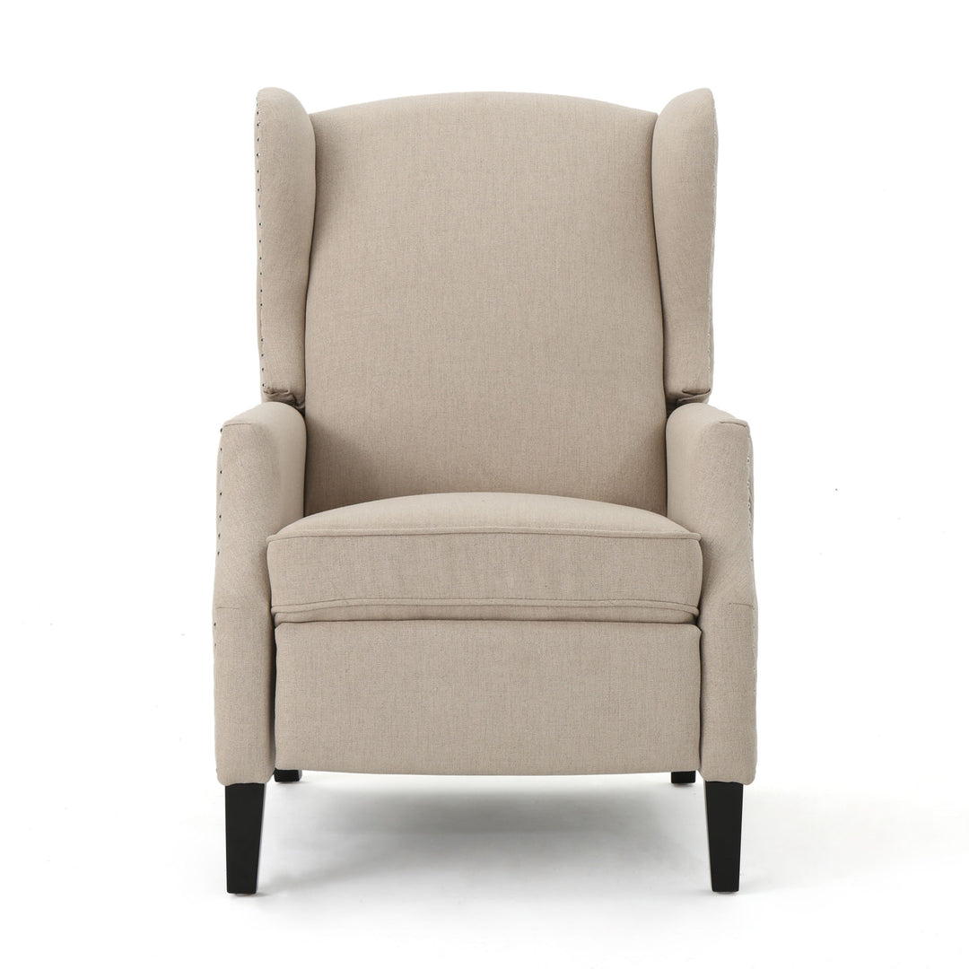 Westeros Wing Back Fabric Upholstered Recliner