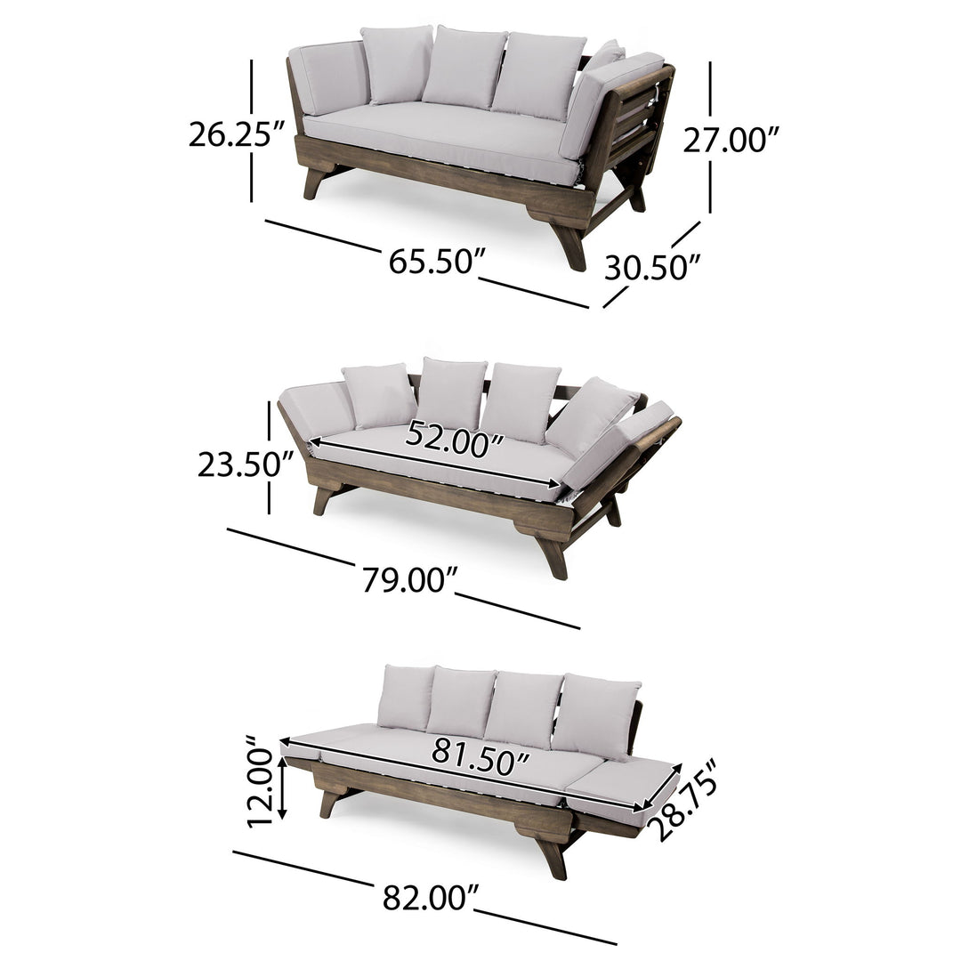 Ottavio - Convertible Sofa Daybed With Water Resistant Cushions