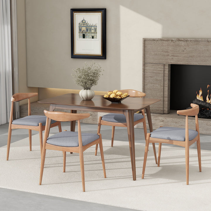 Elegant Dining Chairs With Ergonomic Backrest & Comfort Cushions (Set of 2)