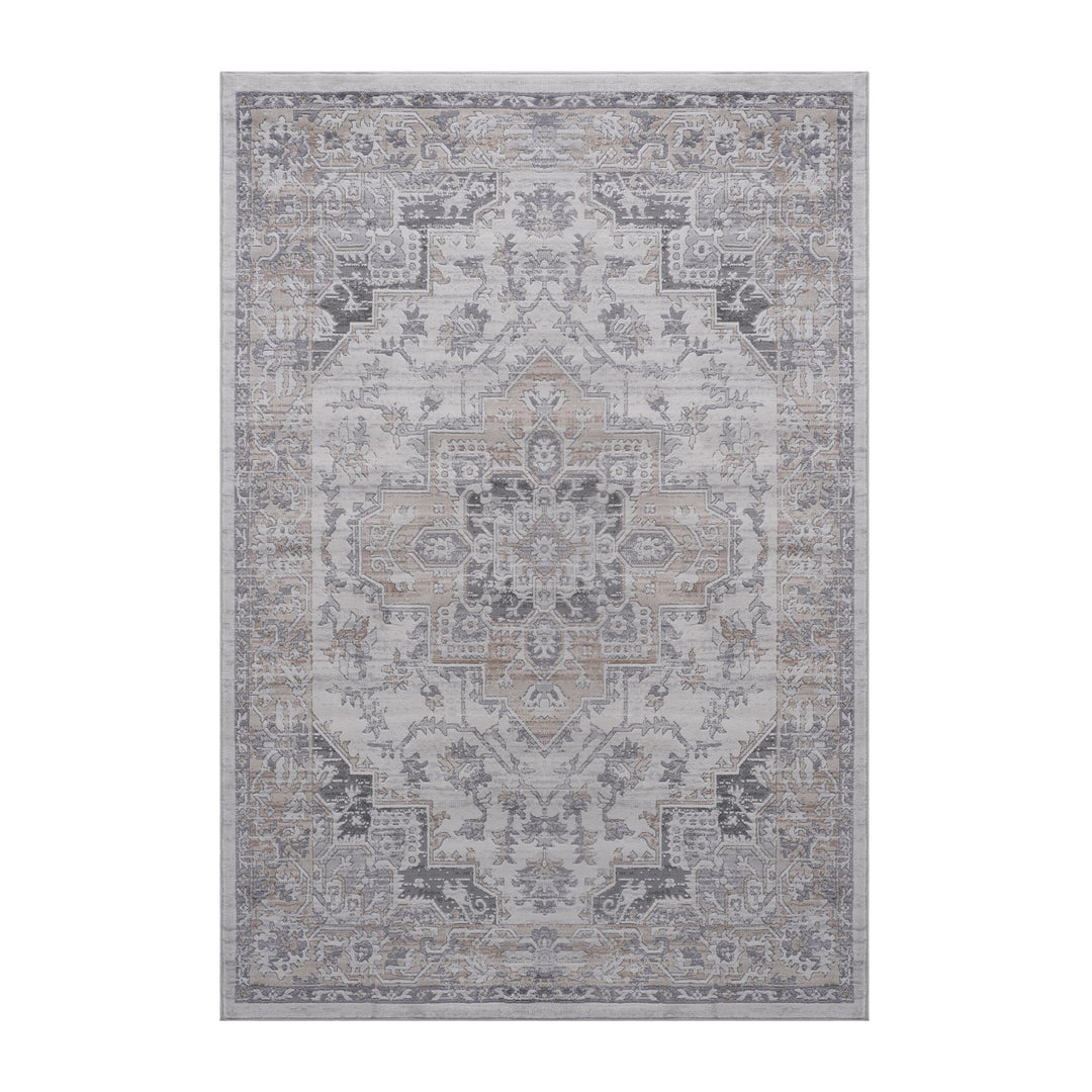 Marfi - 8' X 10' Oriental Area Rug - Ivory / Beige