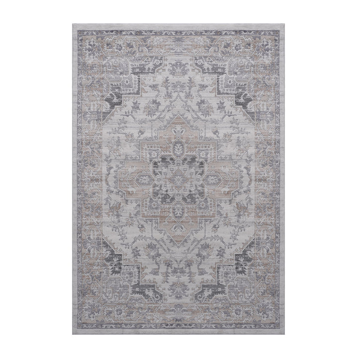 Marfi - 8' X 10' Oriental Area Rug - Ivory / Beige
