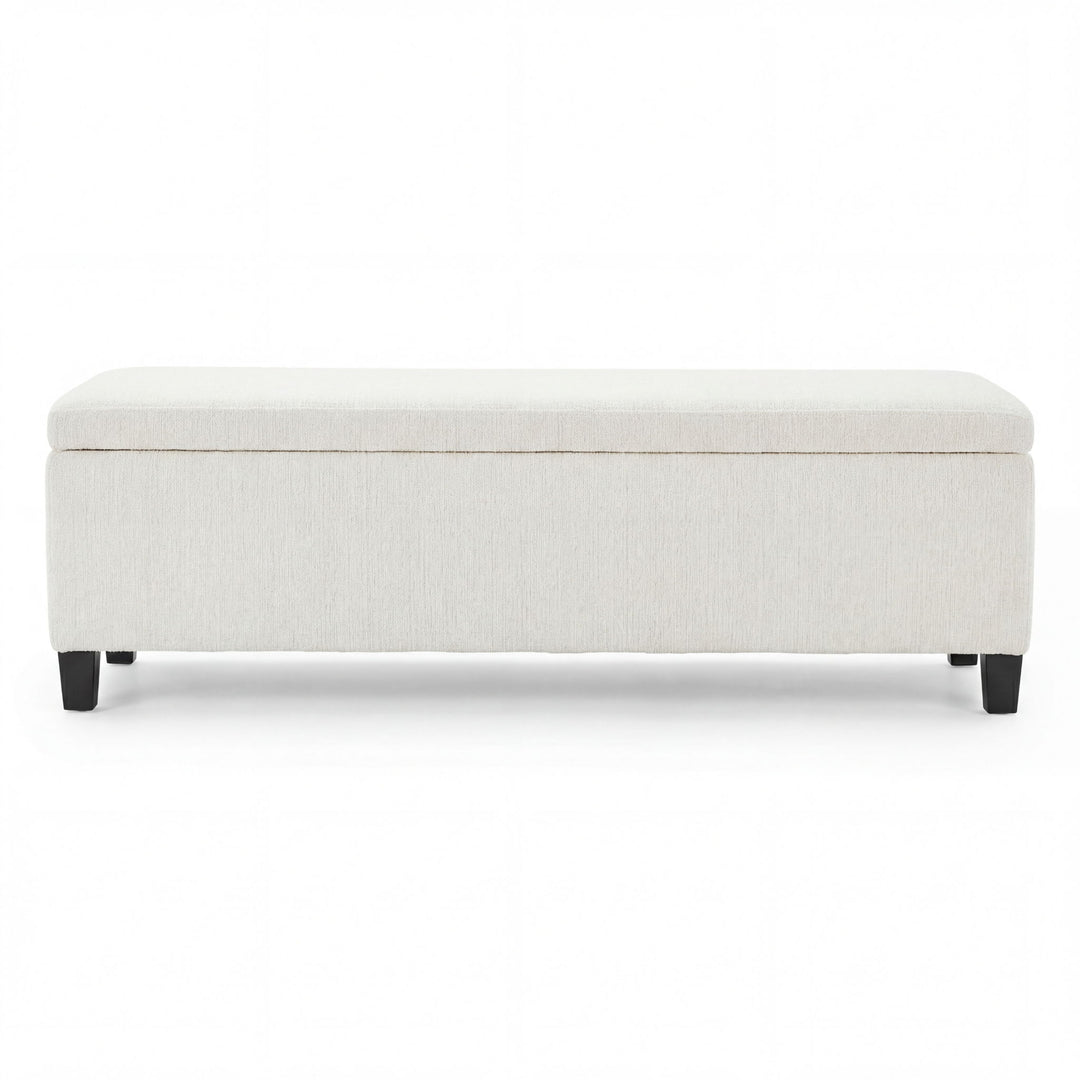 Upholstered Storage Ottoman Bench