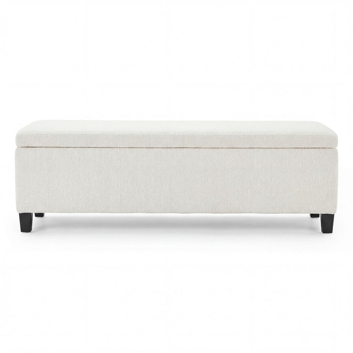 Upholstered Storage Ottoman Bench