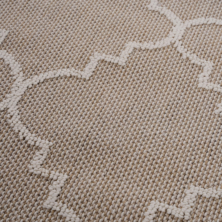 Guros - 8' X 10' Trellis Indoor / Outdoor Area Rug - Ivory