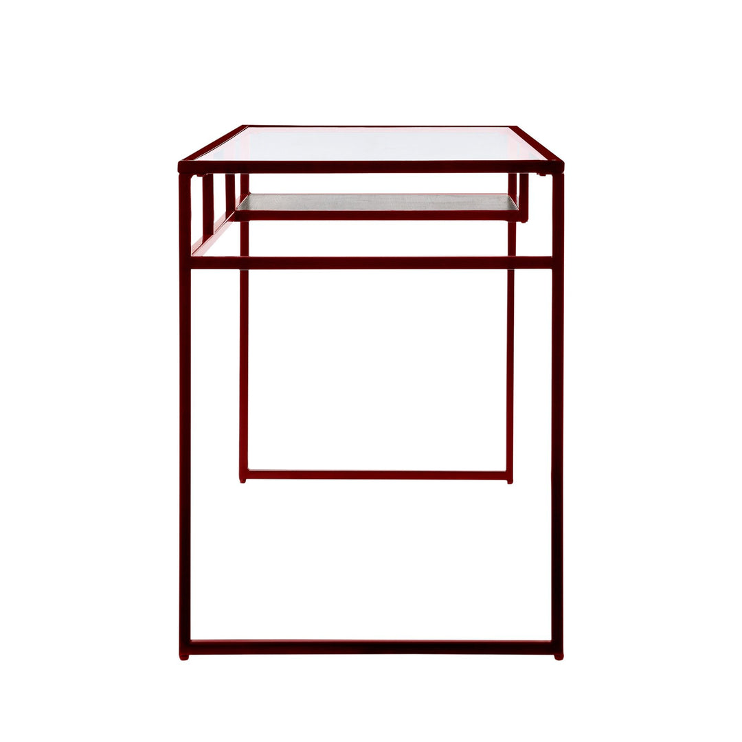 Yasin - Glass Top Writing Desk