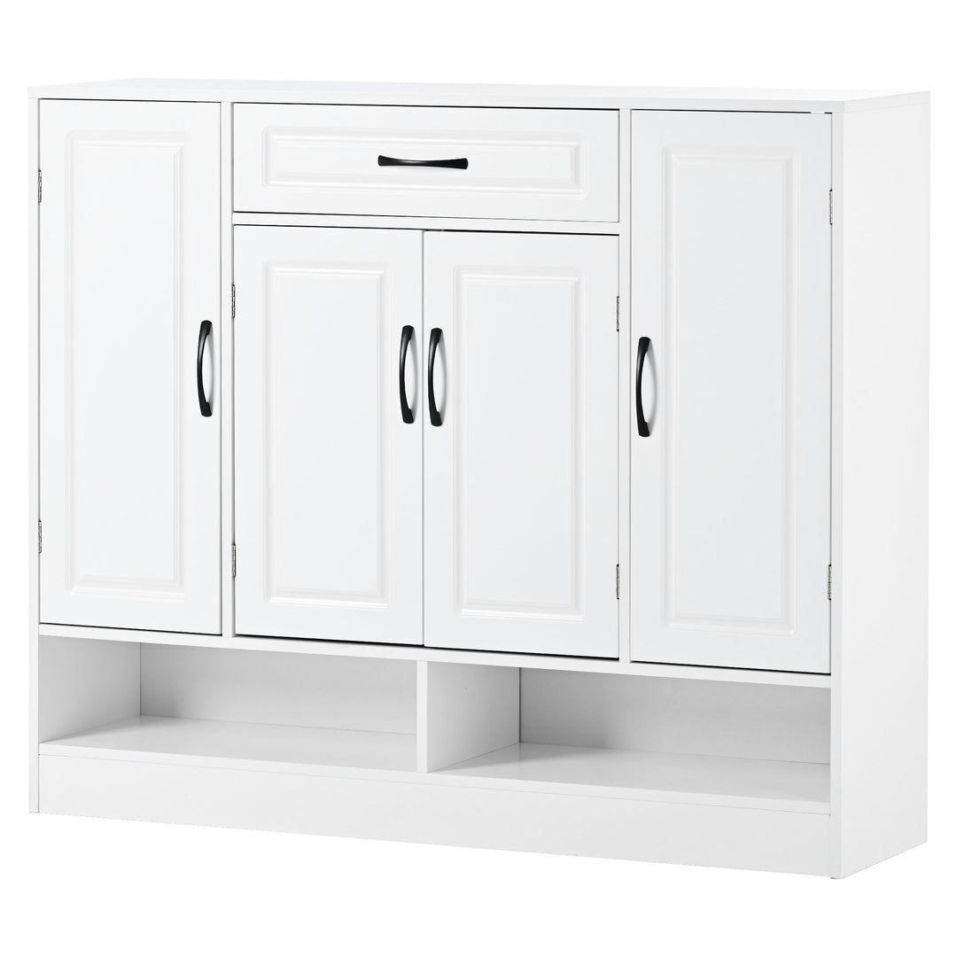 Sleek And Modern Shoe Cabinet With Adjustable Shelves, Space Saving Design