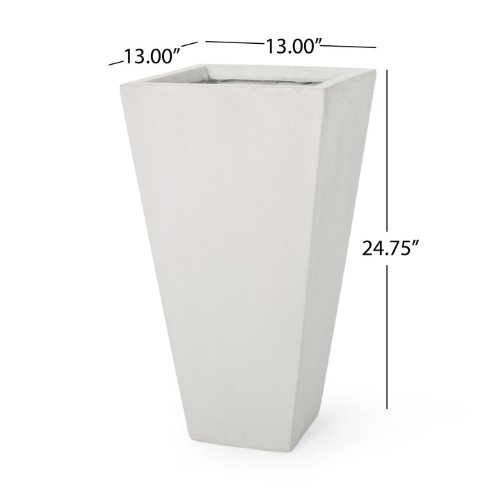 Outdoor Modern Cast Stone Planter
