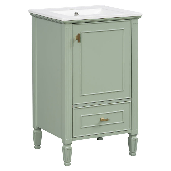 Retro Bathroom Vanity With Sink